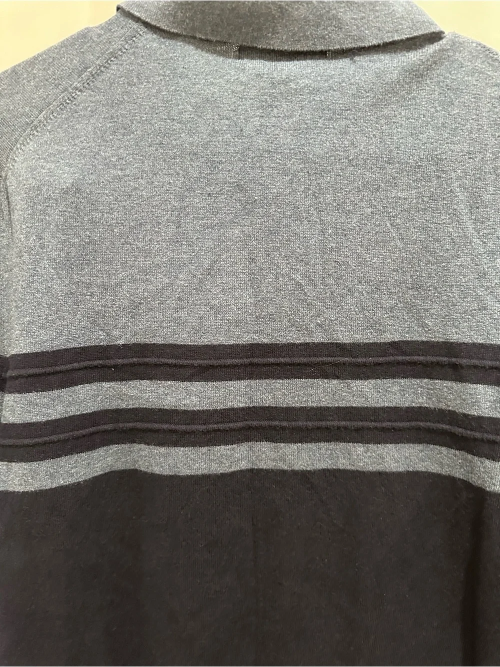 Banana Republic Men’s Blue Two-Tone Striped Polo